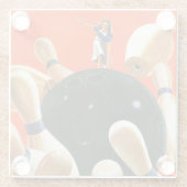 ボーリング攻撃 ガラスコースター (裏面)