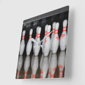 ボーリング時計 スクエア壁時計 (傾斜)