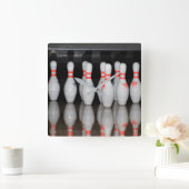 ボーリング時計 スクエア壁時計 (ホーム)