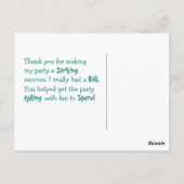 ボーリング有償はがき ポストカード (裏面)