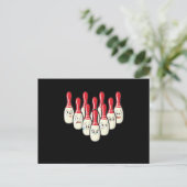 ボーリング泣き叫びかわいいボウリングをする人、 クリケットの投手スキートルズスポーツギフト ポストカード (スタンド正面)