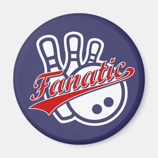 ボーリング狂 マグネット (正面)