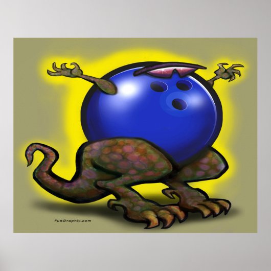 ボーリング獣ポスター ポスター (正面)