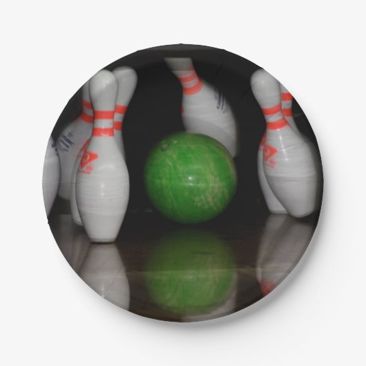 ボーリング紙プレート ペーパープレート (正面)