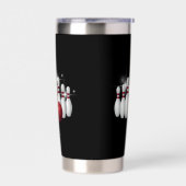 ボーリング絶縁タンブラー 保温保冷タンブラー (左面)