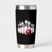 ボーリング絶縁タンブラー 保温保冷タンブラー (背面)