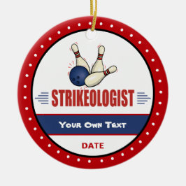 ボーリング線おもしろい科医 セラミックオーナメント