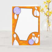 ボーリング縁ど カード (黄色い花)