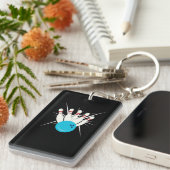 ボーリング至福 キーホルダー (正面右)