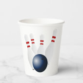 ボーリング誕生会 紙コップ (正面)