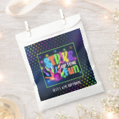 ボーリング誕生日の好意バッグ – いくつかのおもしろいを取り上げる フェイバーバッグ (クリップ留めされた状態)