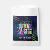 ボーリング誕生日の好意バッグ – いくつかのおもしろいを取り上げる フェイバーバッグ (正面)