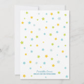 ボーリング誕生日の招待 招待状 (裏面)