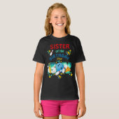 ボーリング誕生日シャツシスターオブザ誕生日ボーイ Tシャツ (正面フル)