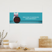 ボーリング誕生日パーティバナー ポスター (キッチン)