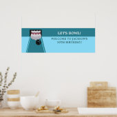 ボーリング誕生日パーティバナー ポスター (キッチン)