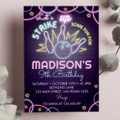 ボーリング誕生日パーティーの招待状の取り消し 招待状