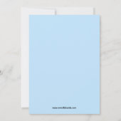 ボーリング誕生日パーティーの招待 招待状 (裏面)