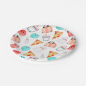 ボーリング誕生日パーティーキッドパーティー紙プレート ペーパープレート (アングル)