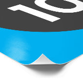 ボーリング誕生日パーティーテンプレートポスター署名 ポスター (コーナー)