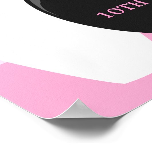 ボーリング誕生日パーティーポスター ポスター (角)