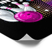 ボーリング誕生日パーティーロールイン7誕生日 ポスター (角)