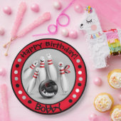 ボーリング誕生日パーティ紙プレート ペーパープレート (パーティー)