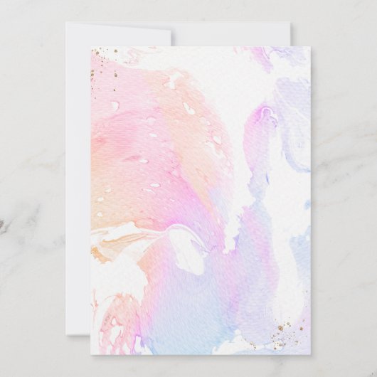 ボーリング誕生日招待状ストライクアップ一部のおもしろい 招待状 (裏面)