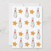 ボーリング誕生日招待状 子供へ 招待状 (裏面)