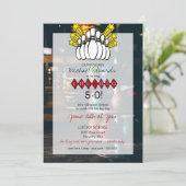 ボーリング誕生日招待状 招待状 (スタンド正面)