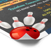 ボーリング資金調達学校テンプレート ポスター (角)