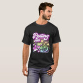 ボーリング転がパーティーのINTO 6ボーリング誕生日 Tシャツ (正面フル)