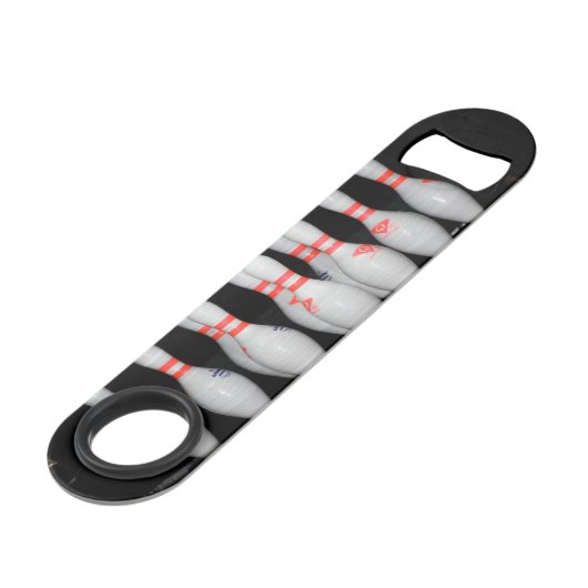 ボーリング速度ボトルオープナー スピード栓抜き (正面アングル)