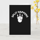 ボーリング遊スポーツを友達と分ける カード (黄色い花)