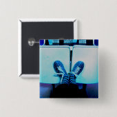 ボーリング靴 缶バッジ (正面&裏面)