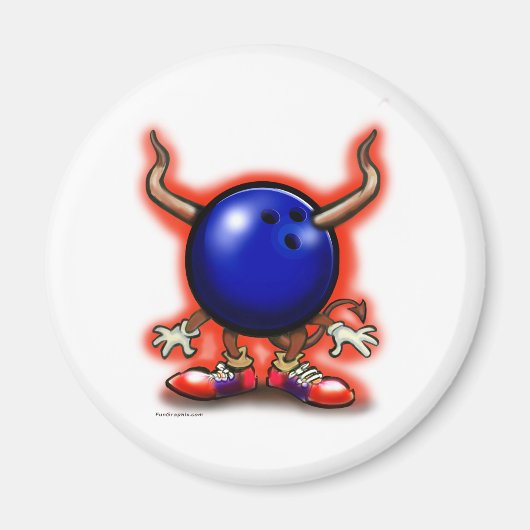 ボーリング鬼 マグネット (正面)