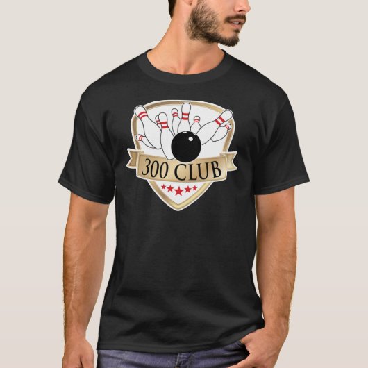 ボーリング300 Club - Perfect Game Logo Graphic   Tシャツ (正面)