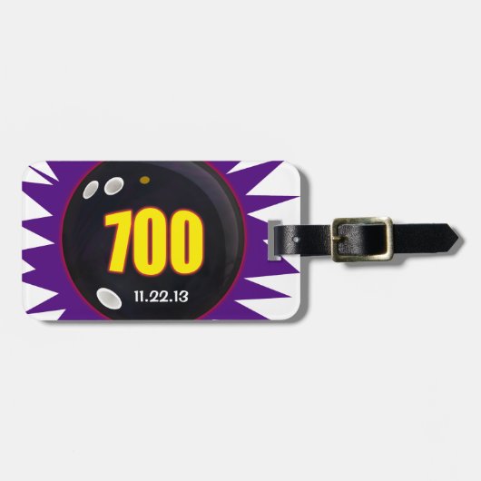 ボーリング700シリーズ ラゲッジタグ (正面横)