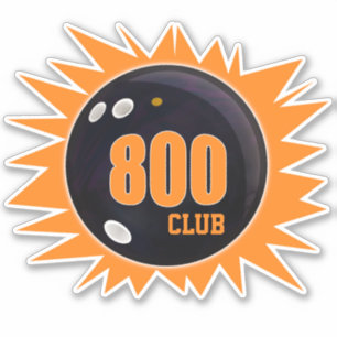 ボーリング800シリーズクラブ、ボウリングボール、ビニル シール
