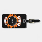 ボーリング800シリーズリーグボーリング、ボールバッグ ラゲッジタグ (正面横)