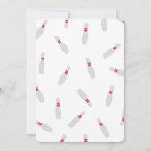 ボーリング·おもしろい·キッズの誕生日パーティーの招待_数々の 招待状 (裏面)