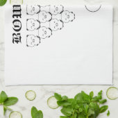 ボーリング キッチンタオル (折り畳み)