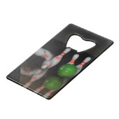 ボーリング クレジットカード栓抜き (正面アングル)