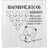 ボーリング シャワーカーテン (正面)