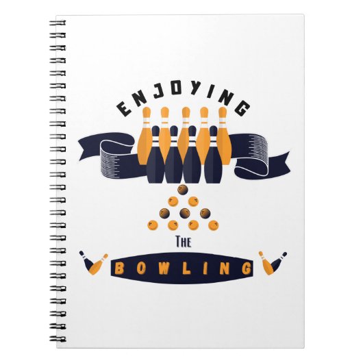 ボーリング・ノートブックを楽しむ ノートブック (正面)