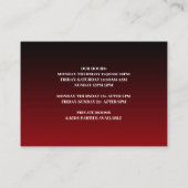 ボーリング/バーチャブ名刺 名刺 (裏面)