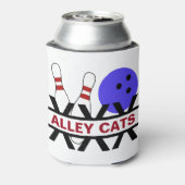ボーリング パーソナライズされた 缶クーラー (缶裏面)