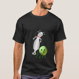 ボーリング・ピンを避けること Tシャツ