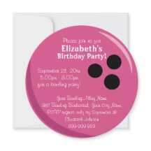 ボーリング・ボールのピンクの誕生会