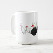 ボーリング・ボール及びピン: 3Dモデル: コーヒーマグカップ (正面左)